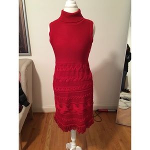 Calvin Klein sleeveless sweater dress